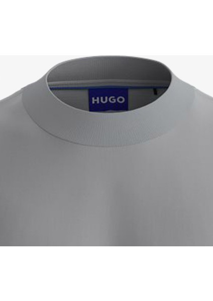 Boss Logo Patch Erkek Gri T-SHIRT.091 fiyatları