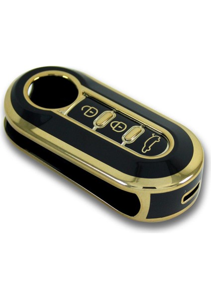 Fiat Doblo 2010 Sustalı Siyah Oto Anahtar Kumanda Kabı Kılıfı Oto Anahtarlık indirimleri