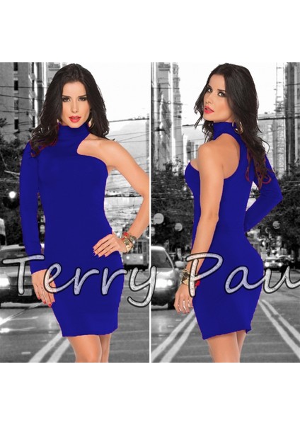 Beruflic B101061 Asimetrik Mini Elbise modelleri