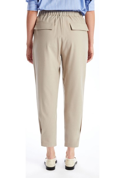 Yeni Sezon Beli Lastikli Rahat Kalıp Kadın Pantolon fırsatları