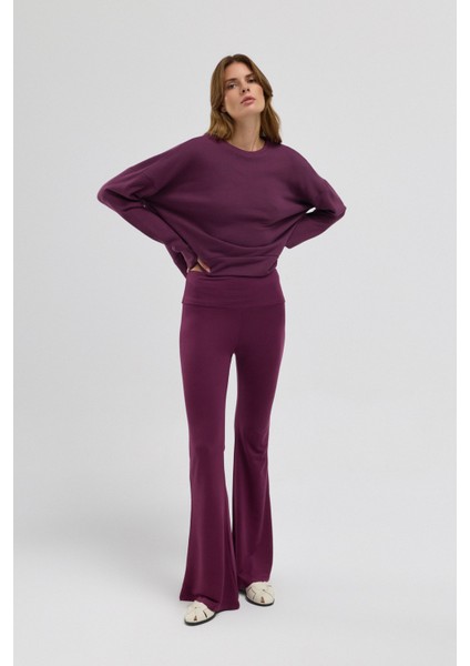 Simpleco Soft Skin Touch Megha Ispanyol Paça Eşofman Altı modelleri