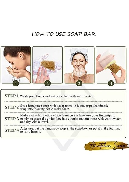 Anatolia Soap 1978 Mysia Koleksiyonu Aloe Vera Sabunu Doğal Bitkisel Yağlardan Oluşur Cildi Temizler, Kirlerden Arındırır. 125GR. fiyatları