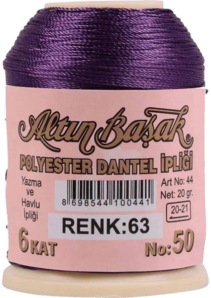 3 Adet Altınbaşak Oya ve Dantel Ipi 20 gr - - No: 063 modelleri