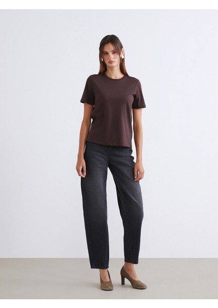 Yeni Sezon Bisiklet Yaka Kadın Tişört 2'li fırsatları