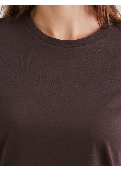 Yeni Sezon Bisiklet Yaka Kadın Tişört 2'li indirimleri