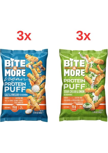 Yeni Vegan Protein Puff Tanışma Paketi (50G x 6 Adet)