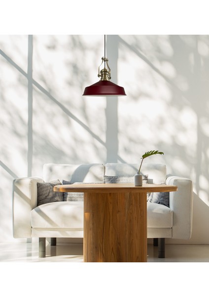 Asaletli Tekli Vişne Çürüğü Avize Yeni Eskitme Başlık Retro Sarkıt Lamba Dükkan Cafe Salon Avizeleri indirimleri