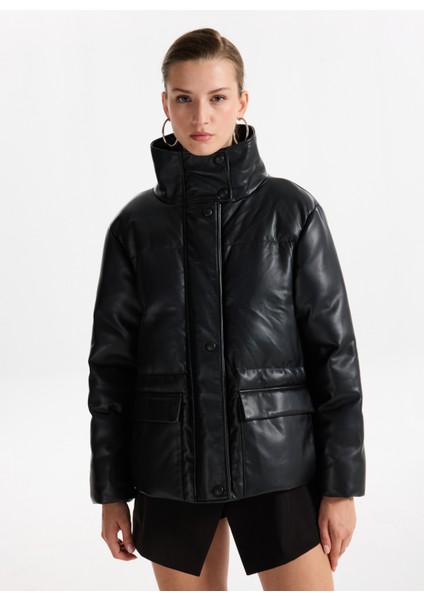 Siyah Kadın Mont F5WL-MNT0180 fiyatları