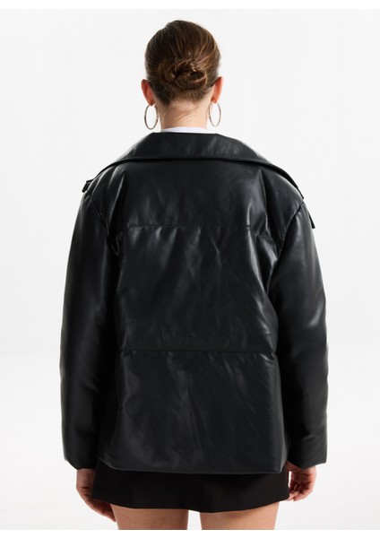 Siyah Kadın Mont F5WL-MNT0180