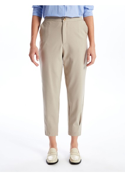 Yeni Sezon Beli Lastikli Rahat Kalıp Kadın Pantolon fiyatları