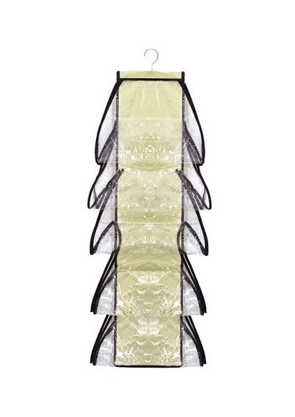 10 Bölmeli Dolap Içi Şeffaf Çanta Organizeri modelleri