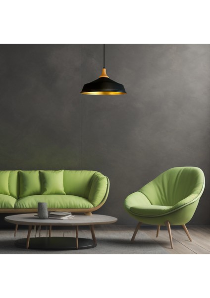 Siyah Asaletli Ahşap Ters Mantar Kafa Tekli Avize Retro Sarkıt Ofis Showroom Salon Mutfak Avizeleri fiyatları