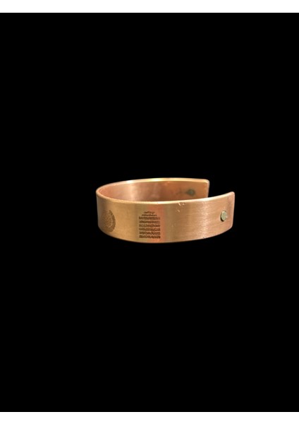 Bakır Bileklik & Yüzük 2 mm Kalınlık 16 mm Genişlik ( Dua Korumalı Zırh Korumalı ) modelleri