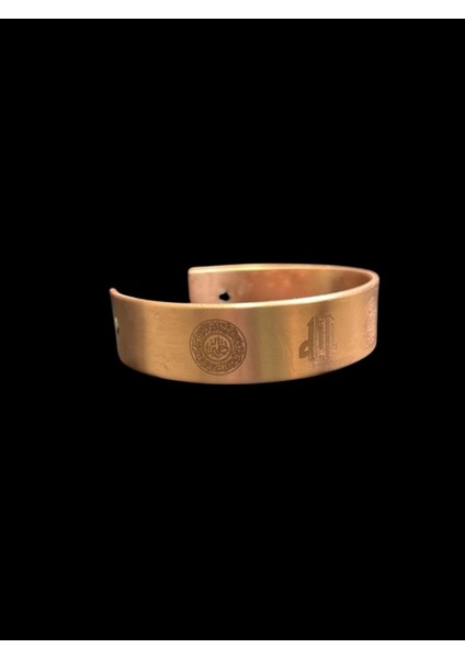 Bakır Bileklik & Yüzük 2 mm Kalınlık 16 mm Genişlik ( Dua Korumalı Zırh Korumalı ) fırsatları
