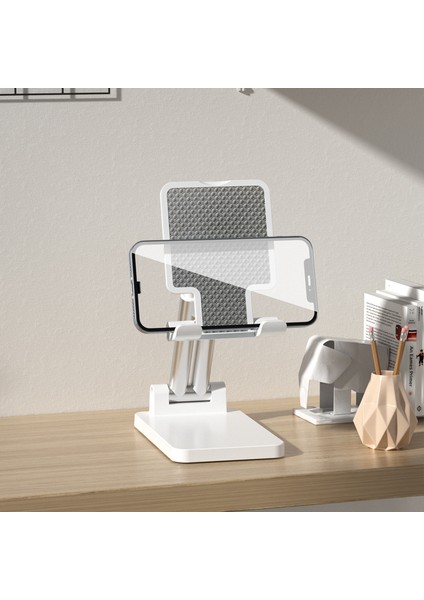 Yeni Cep Telefonu Tutucu Katlanır Teleskopik Masaüstü Tablet Çok Amaçlı Taşınabilir Stand (Yurt Dışından)