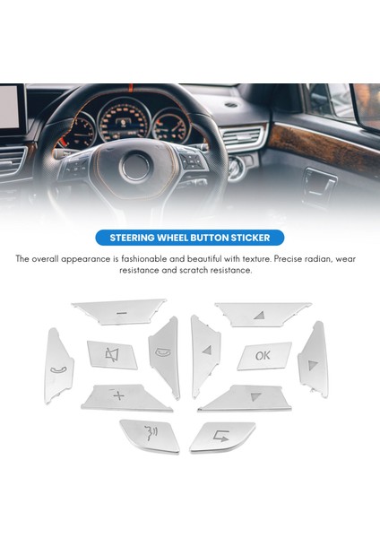 Ce ml Cla Gla Sl Sınıfı W176 W246 W212 W204 Için Direksiyon Simidi Düğme Anahtarı Trim Kapağı Çıkartması (Yurt Dışından) fiyatları