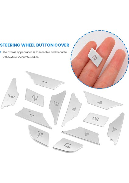 Ce ml Cla Gla Sl Sınıfı W176 W246 W212 W204 Için Direksiyon Simidi Düğme Anahtarı Trim Kapağı Çıkartması (Yurt Dışından) fırsatları