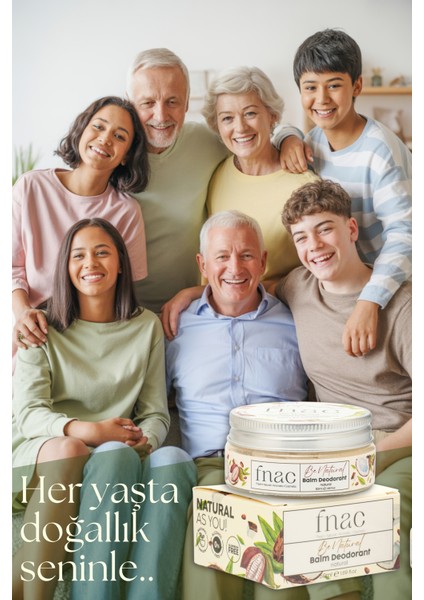 %100 Doğal İçerikli Ter Kokusu Önleyici Krem Deodorant|Alüminyumsuz Alkolsüz Doğal Deodorant|Kokusuz