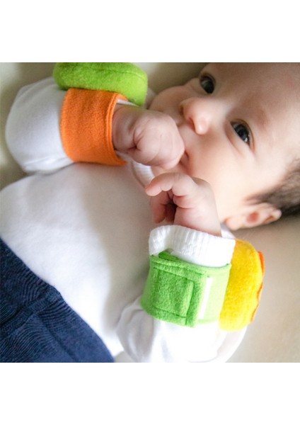 Bebek Bileklik ve Çorap Çıngırak Seti 4 Parça Yumuşak Kumaş Hayvan Figürlü BPA’sız Kolay Temizlik fırsatları