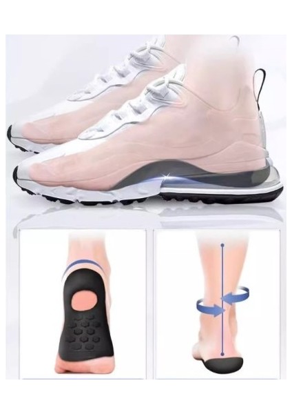 Esnek Düz Taban Düzeltici Topuk Yastığı