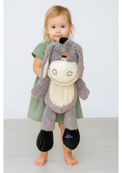 Sevimli Peluş Oyuncak Eşek Büyük Boy 70 cm