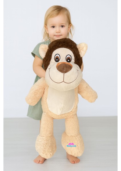 Sevimli Peluş Oyuncak Aslan Büyük Boy 70 cm