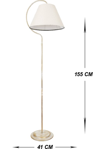 Aydınlatma Lambader Elips Krem Sarı Patine Krem fiyatları