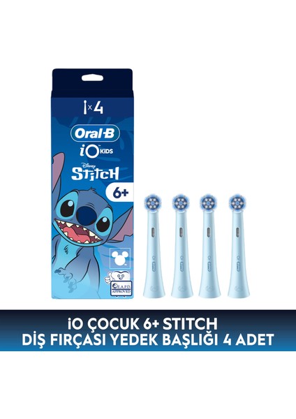 Io Çocuk 6+ Stitch Diş Fırçası Yedek Başlığı 4 Adet