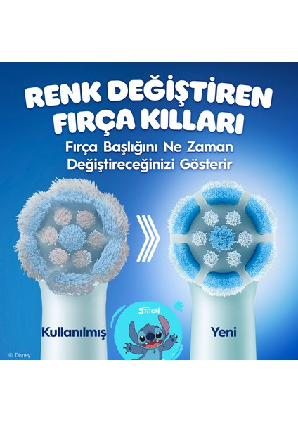 Io Çocuk 6+ Stitch Diş Fırçası Yedek Başlığı 4 Adet