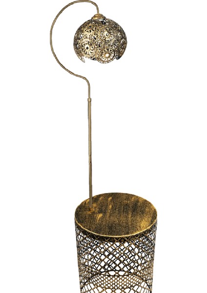 Lambader Sehpalı Siyah Sarı Patine fırsatları