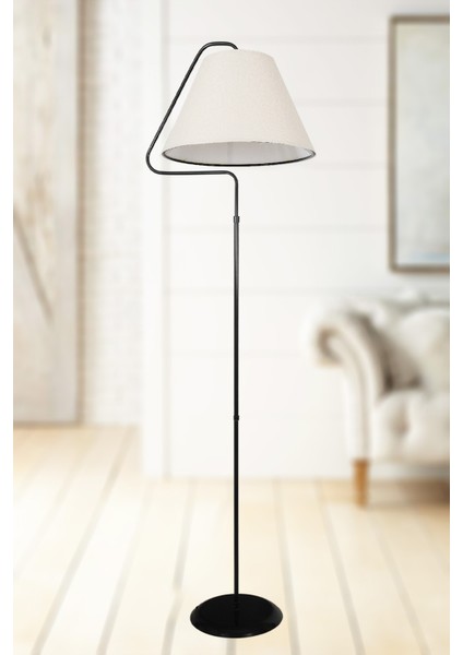 Aydınlatma Lambader Üçgen Siyah Krem