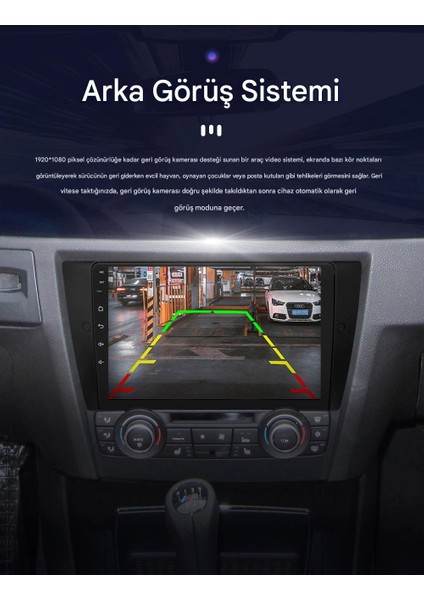 Bmw E90 2006-2012 9 Inç Carplay Android Auto Gps Navigasyon 2+32GB Kameralı Oto Multimedya Sistemi indirimleri