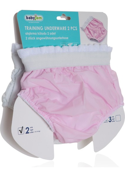 Alıştırma Külodu Kutulu 2 Li 3 Yaş Pembe fiyatları