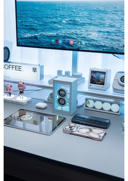 Ev Tipi Şeffaf Telefon-Bilgisayar Bluetooth Hoparlör (Yurt Dışından) fırsatları