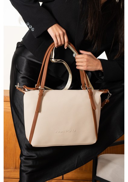 Orijinal Just Polo Collection 3 Bölmeli Yumuşak Deri Ayarlanabilir Çapraz Kolon Askılı Omuz Çantası fırsatları