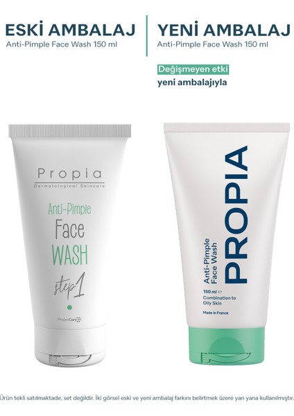 Karma Yağlı Akne Eğilimli Cilt için Sivilce Siyah Nokta Karşıtı Arındırıcı Yüz Temizleme Jeli (150ML X 2) fiyatları