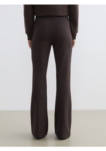 Yeni Sezon Beli Lastikli Ispanyol Paça Kadın Pantolon fırsatları