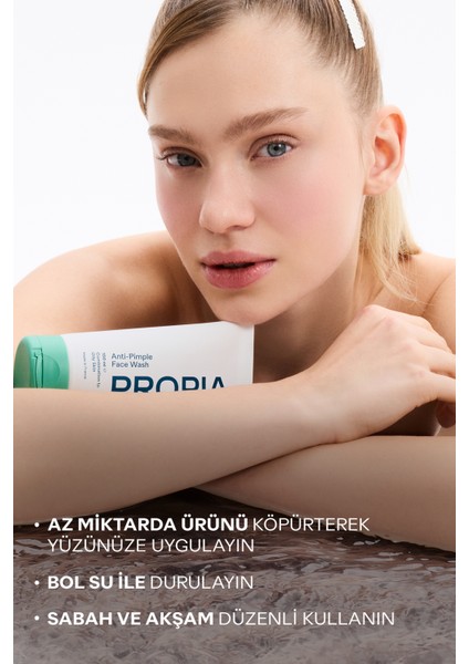 Karma Yağlı Akne Eğilimli Cilt için Sivilce Siyah Nokta Karşıtı Arındırıcı Yüz Temizleme Jeli (150ML X 2) indirimleri