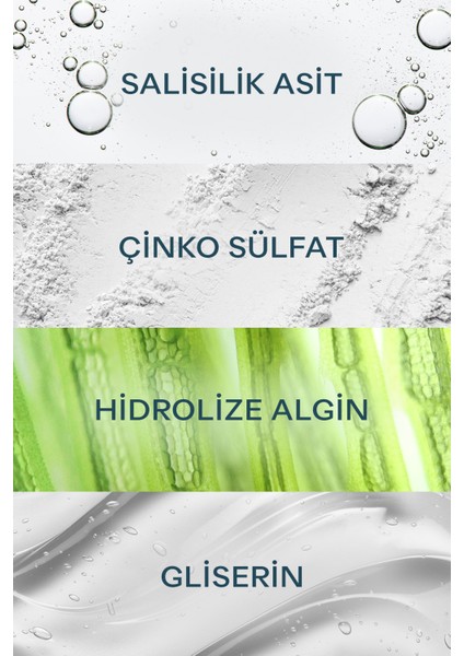 Karma Yağlı Akne Eğilimli Cilt için Sivilce Siyah Nokta Karşıtı Arındırıcı Yüz Temizleme Jeli (150ML X 2)