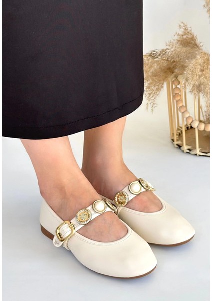 Xmpdby Atnis Bej Cilt Babet Ayakkabı (Numara: 36) modelleri