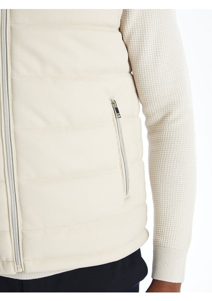 Yeni Sezon Slim Fit Dik Yaka Erkek Şişme Yelek fırsatları