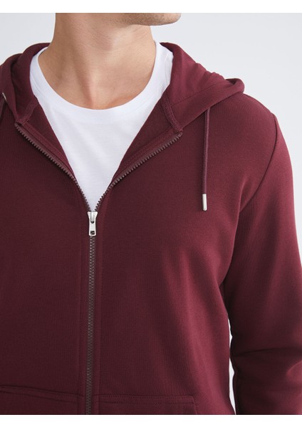 Yeni Sezon Kapüşonlu Uzun Kollu Erkek Fermuarlı Sweatshirt modelleri