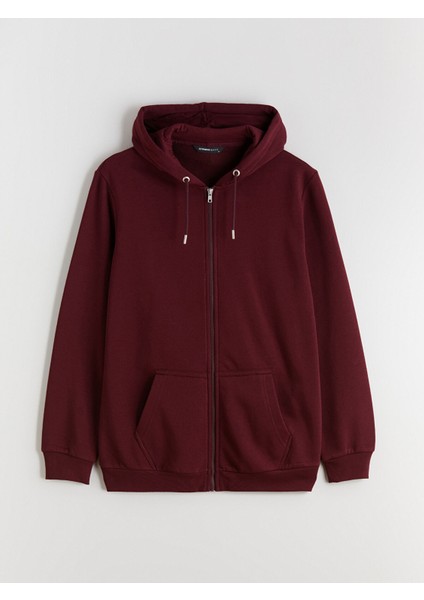 Yeni Sezon Kapüşonlu Uzun Kollu Erkek Fermuarlı Sweatshirt indirimleri