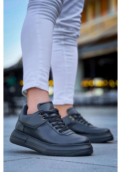 Xmpdby KB-X20 Kuback Kömür Cilt Günlük Erkek Ayakkabı (Numara: 44)