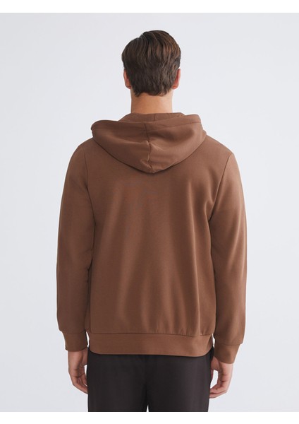 Yeni Sezon Kapüşonlu Uzun Kollu Erkek Fermuarlı Sweatshirt fırsatları