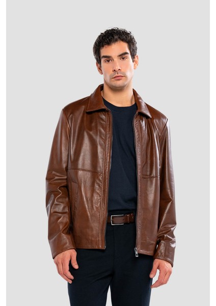 Erkek Hakiki Deri Fındık Deri Mont 415 K-1328 Erk Dr Mont SK24/25 Fındık Dr