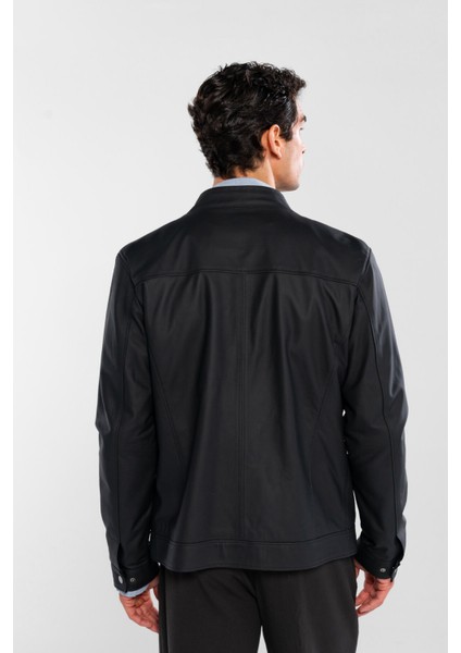 Erkek Hakiki Deri Siyah Deri Mont 571 Smr 768 Erk Dr Mont SK25/26 Sıyah Tafta modelleri