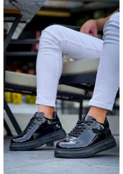 Xmpdby KB-X20 Kuback Kömür Rugan Günlük Erkek Ayakkabı (Numara: 43) fırsatları