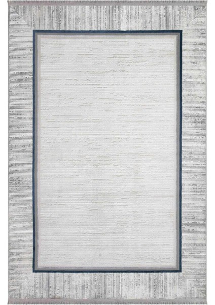 Astana 1079 Mavi Modern Yumuşak Dokuma Salon Mutfak Yolluk Oturma Odası Halısı