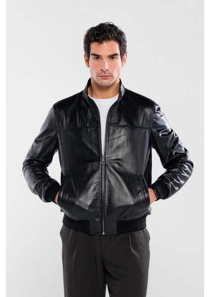 Erkek Hakiki Deri Siyah Deri Mont 415 KLJ-2575 Erk Dr Mont Y25 Sıyah Derı fırsatları